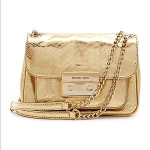 Michael Kors Small Sloan Python Shoulder Bag